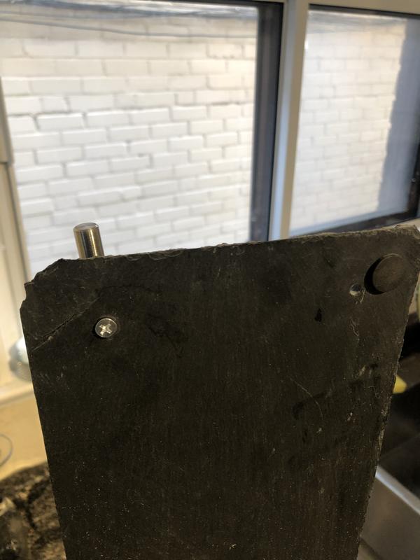 Top left corner chipped off in the box