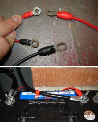 Connecteurs standard inclus avec chargeur Noco VS connecteurs XL