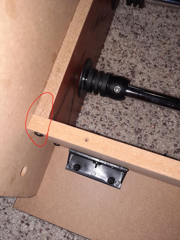 All four corners split in this location..recommend pre drill