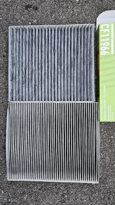 FRAM filter is below their box- mind the gap.