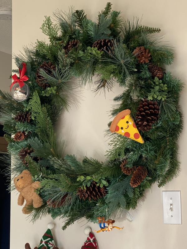 It’s been holding my Christmas wreath (about 3ft?) really well for like a month or longer!