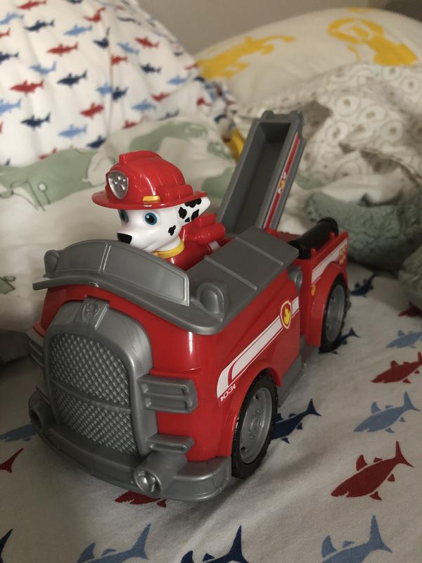 Marshall figure in his fire truck