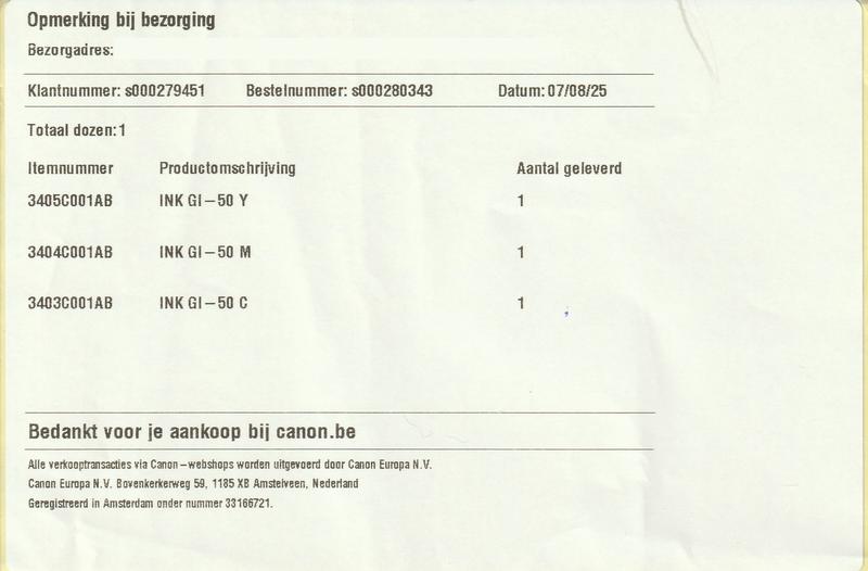 Acquistare GI-50 Y, Resa elevata, Flacone d'inchiostro, Giallo - Italia Store
