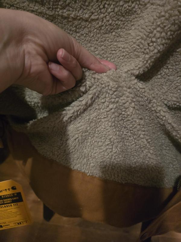 Lose, thin hanging off the jacket