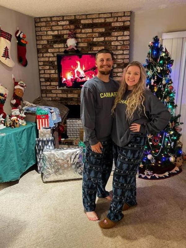 Both Large long sleeve. Love them.