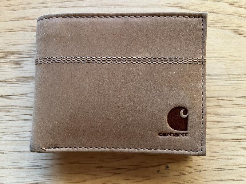 Surprised my husband with it. He likes it and he likes the color. It fits his back pocket perfectly!