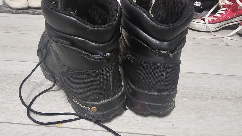 Tears in heal lining