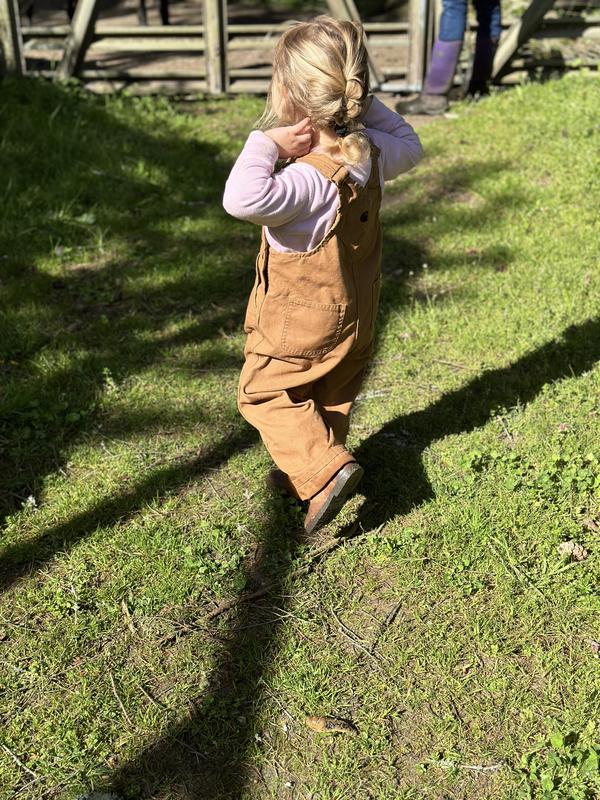 4t, sized up so she can wear them longer.