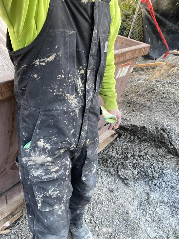 Nice and warm. Pockets are small and hammer holder could be bigger but overall excellent quality