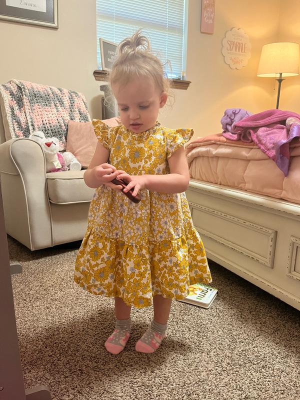 Toddler Floral Linen Dress | Carter's