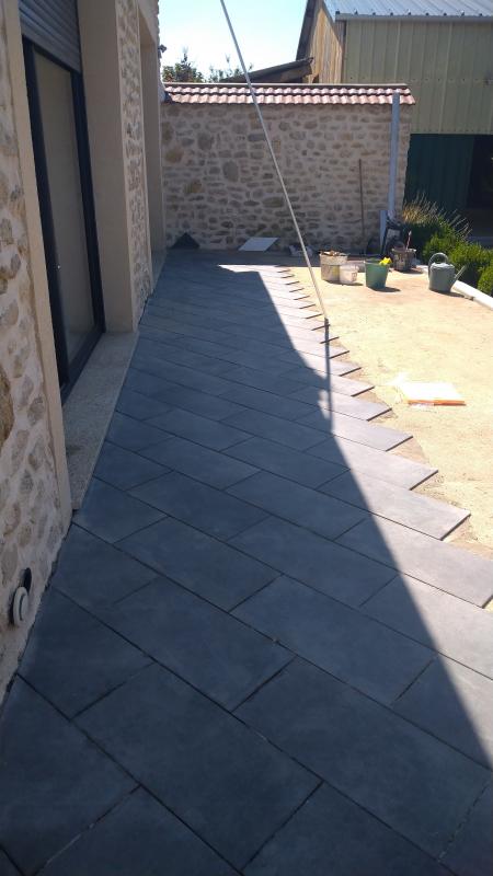 Carrelage Terrasse Gris Anthracite 30 X 60 Cm Colours Tribeca Castorama