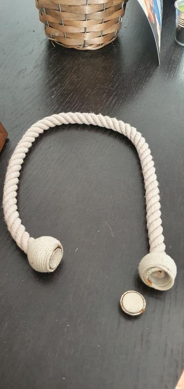 Adorila Lot De 2 Embrasses De Rideaux Adhésives Sans Perçage En Métal En Forme De L Pour Rideaux Occultants, Rideaux De Douche, Rideaux Décoratifs ( Argenté