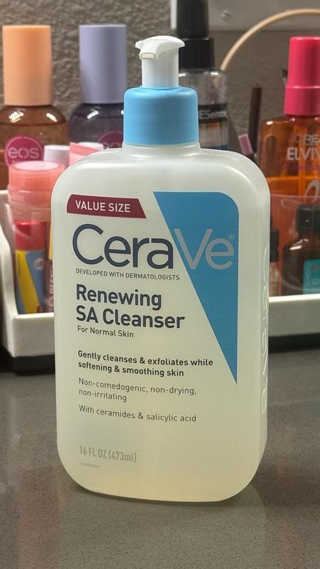 CeraVe Renewing SA Facial Cleanser with Salicylic Acid and