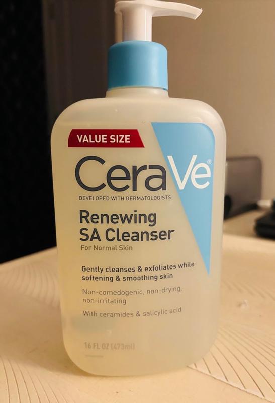 CeraVe Renewing SA Facial Cleanser with Salicylic Acid and