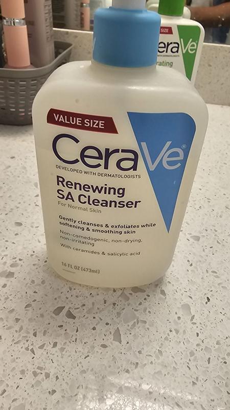 CeraVe Renewing SA Facial Cleanser with Salicylic Acid and