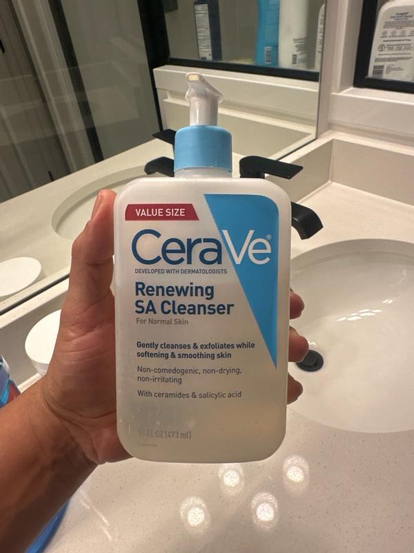 CeraVe Renewing SA Facial Cleanser with Salicylic Acid and