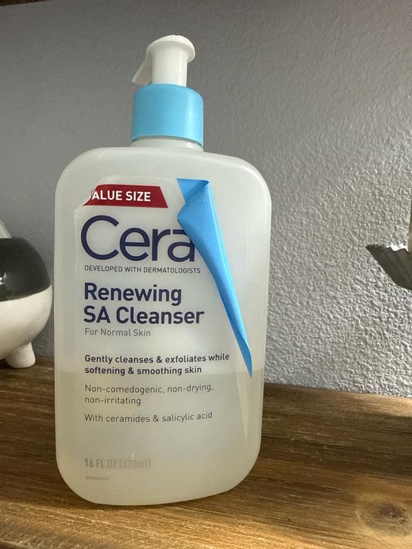 CeraVe Renewing SA Facial Cleanser with Salicylic Acid and