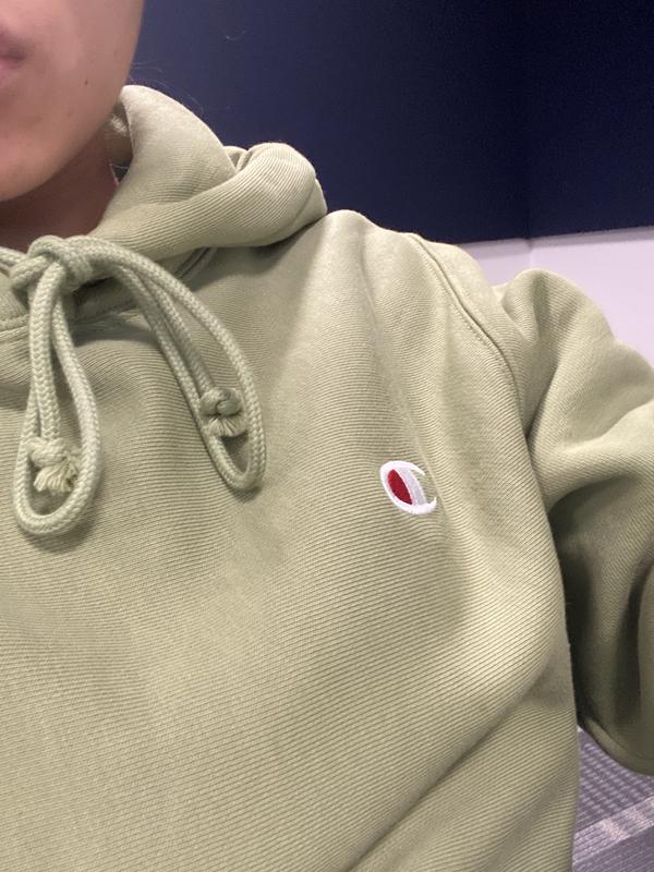 Champion reverse weave hoodie sweatshirt clearance taupe