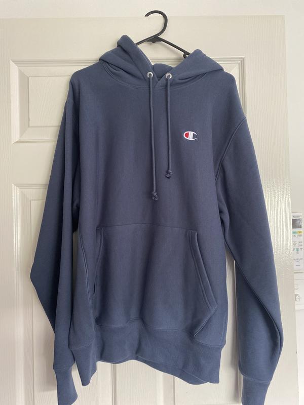 Orange and outlet blue champion hoodie