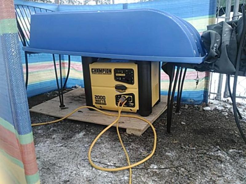 First night generator set up