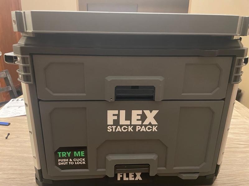 FLEX STACK PACK 3-Drawer Tool Box