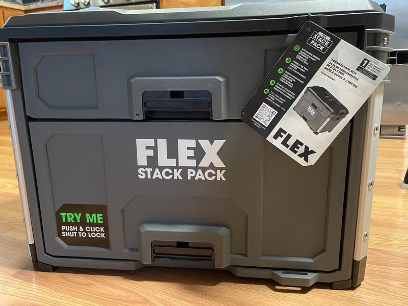 FLEX STACK PACK 2-Drawer Tool Box FS1106