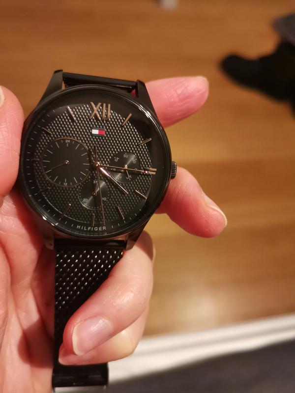 Tommy Hilfiger Uhr Sophisticated Sport schwarz auf