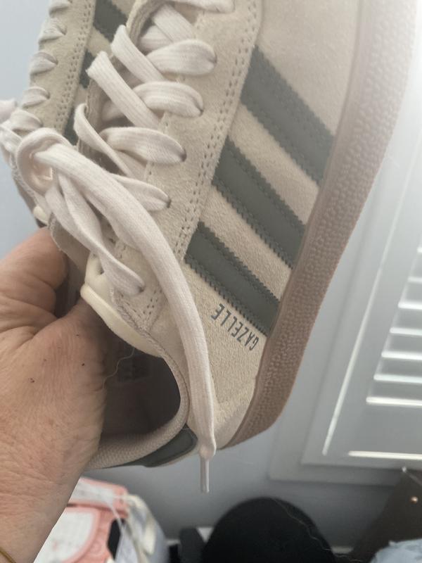 adidas gazelle silver green womens Adidas Gazelle ADV Shoe Ecru Tint / Focus Olive / Gum main image 1