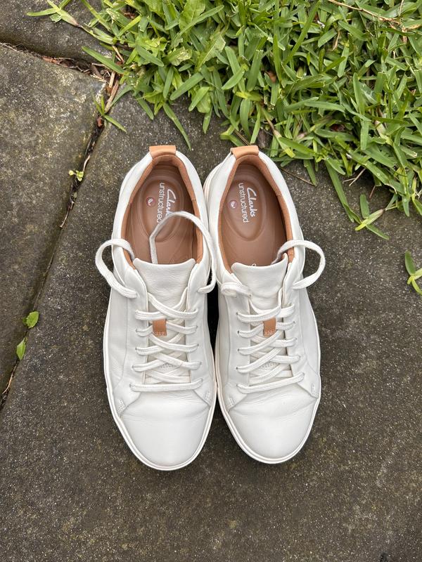 Un Maui Lace White Leather – Clarks