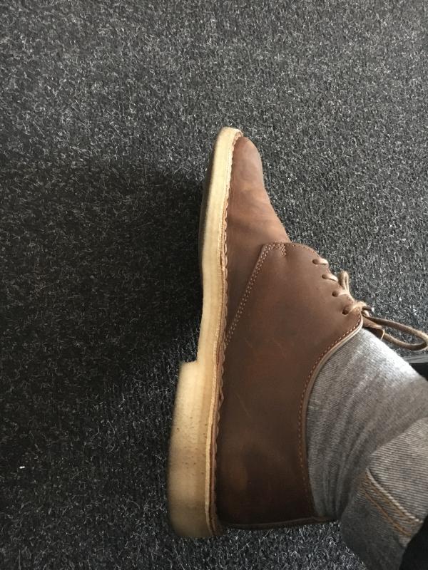 clarks desert london beeswax