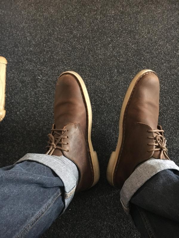 clarks desert london beeswax