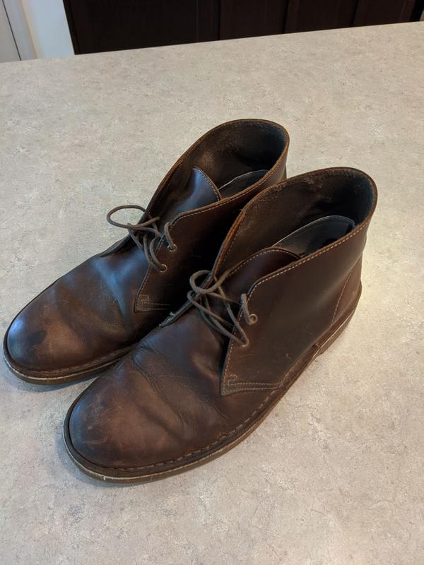 clarks desert boots beeswax care