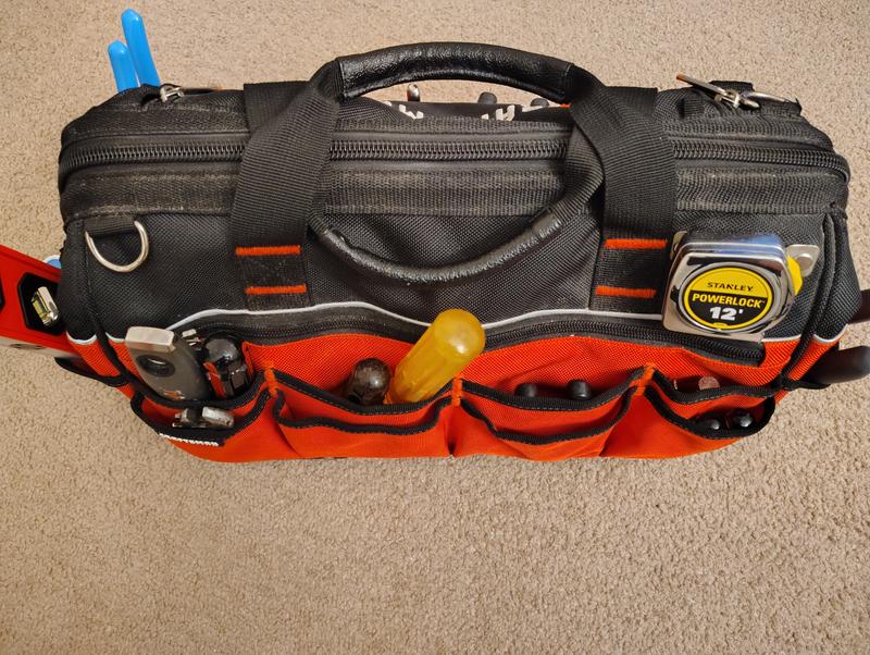 VersaStack™ 17-inch zippered tool bag with 31 pockets