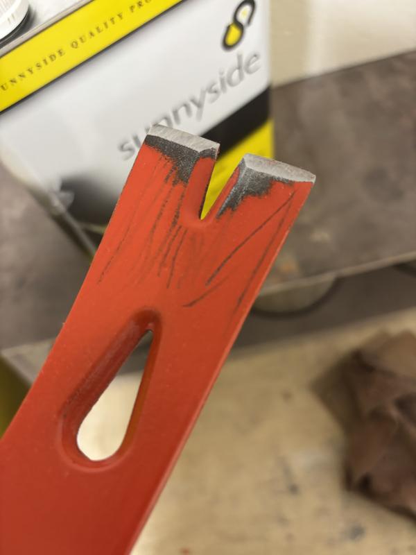 Cleaned tar off well