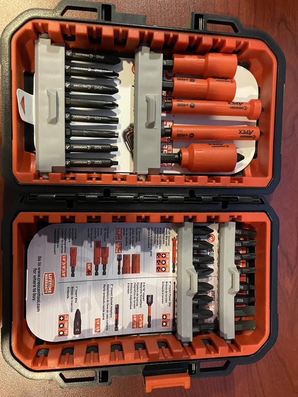 Bit holders moved in case.