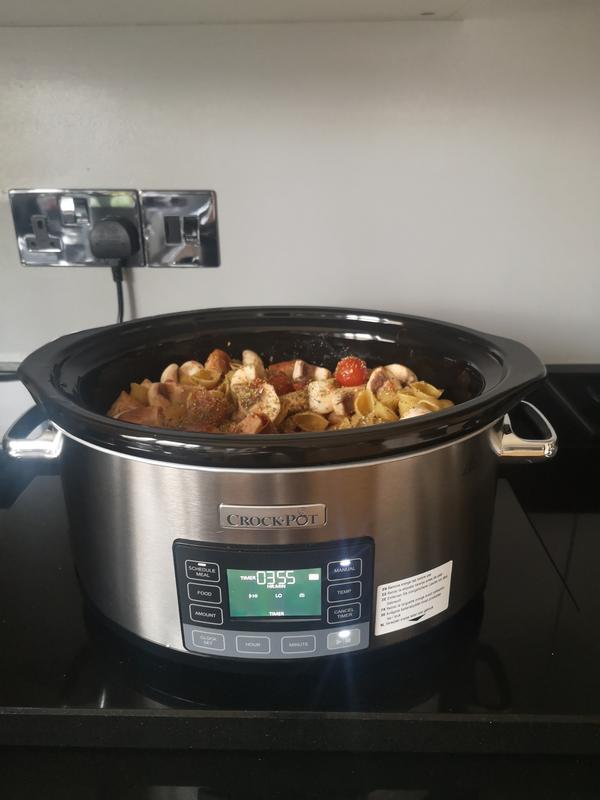 Crock-Pot CSC024 Multi-Cooker, 5.6 L - Silver 220 VOLTS NOT FOR USA