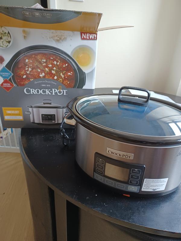 Slowcooker Crockpot - Función de Selección de Tiempo - 5.6 Litros - CR066