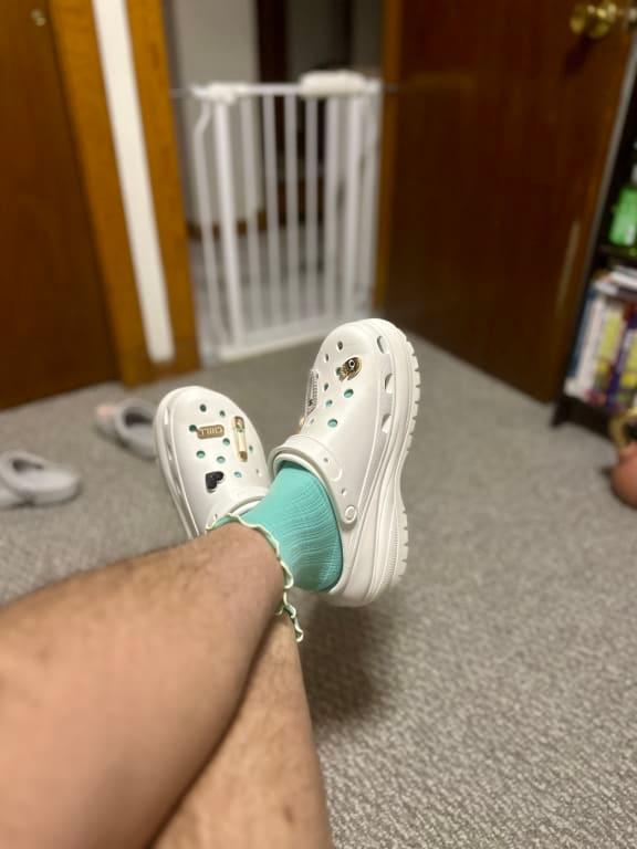 crocs Mega Crush Clog Shitake 24SS-I（クロックス メガ