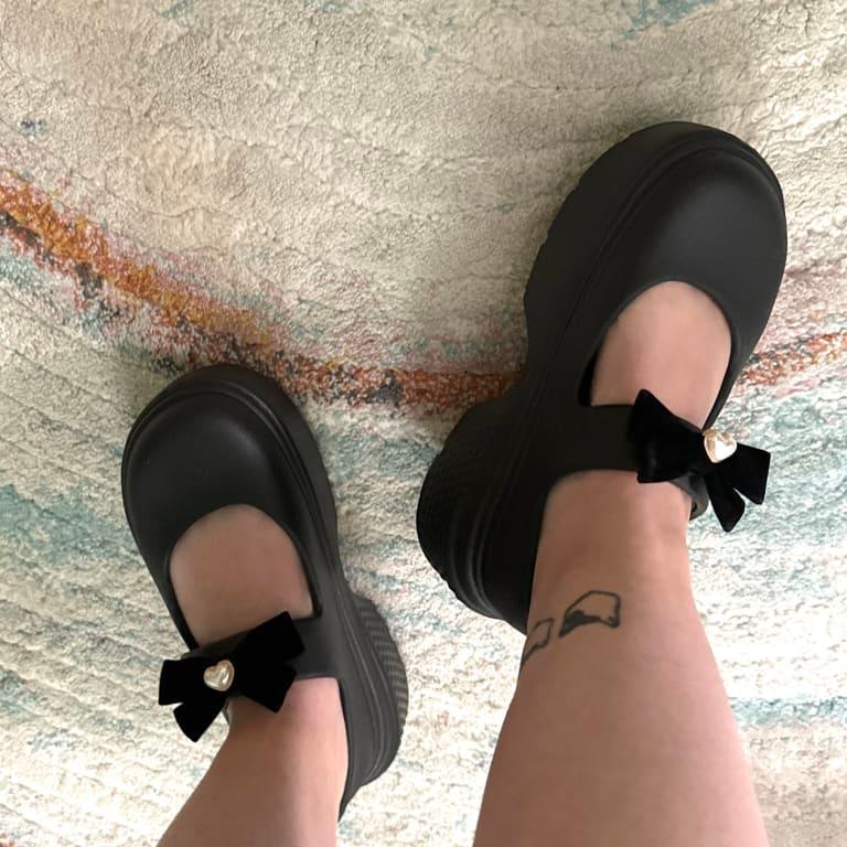 crocs Stomp Mary Jane Black/Black （クロックス ストンプ