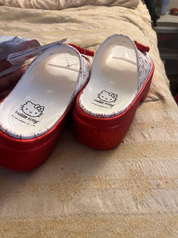 crocs Hello Kitty Stomp Slide White （クロックス ハロー