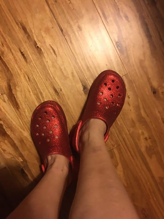 ☆送料無料☆ CROCS CLASSIC BAE GLITTER CLOG ☆ crocs Bae Glitter Clog Black（クロックス ベイ グリッター
