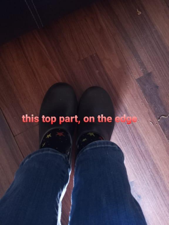 Photo submitted with review of product