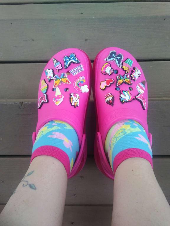 葉桜♡crocs メガクラッシュ shiitake24cm crocs Mega Crush Clog Shitake （クロックス メガクラッシュ