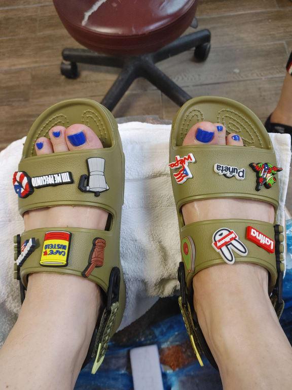 希少サイズ crocs クロックス オールテレイン アトラス サンダル 31cm Crocs Classic All Terrain Sandal Black/Oxygen （クロックス