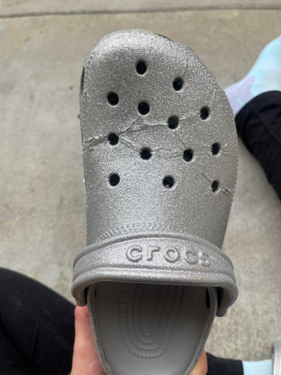 crocs Classic Glitter Clog Pink Crush （クロックス クラシック
