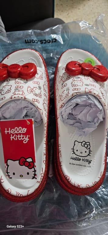 crocs Hello Kitty Stomp Slide White （クロックス ハロー