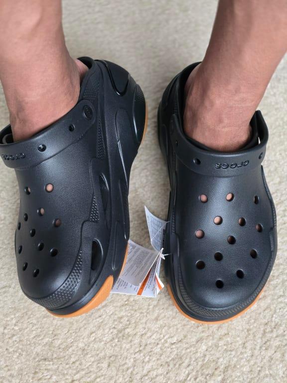 crocs Bubble Crush Clog Triple Black （クロックス バブル