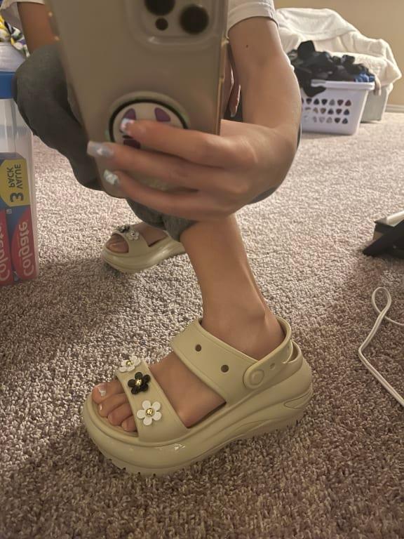 crocs Classic Mega Crush Sandal Juice 23SS-I（クロックス