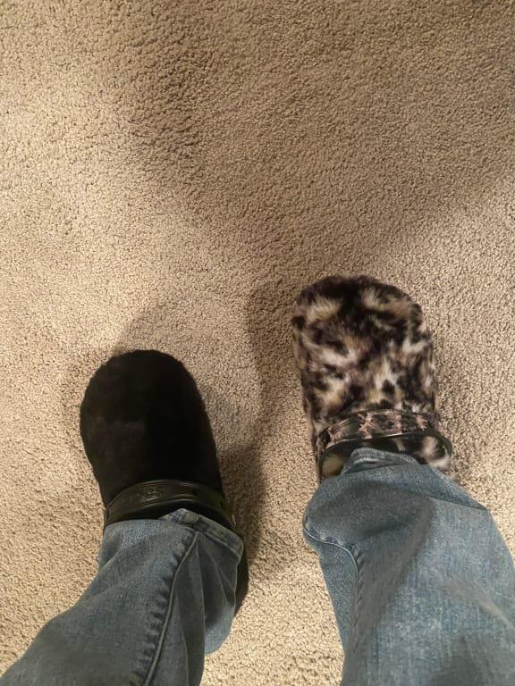 crocs Classic Fur Sure Black/Multi （クロックスクラシック