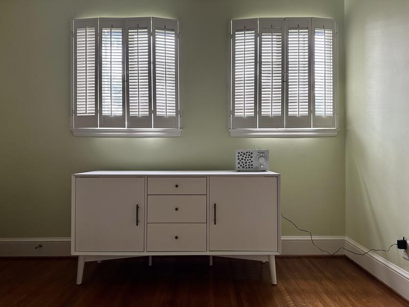 Great start for a media/home office in an old house!